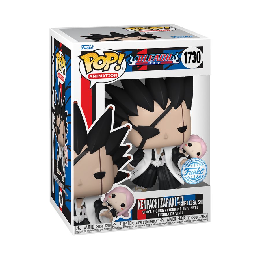 Bleach - Kenpachi Zaraki with Yachiru Kusajishi US Exclusive Pop! Vinyl [RS]