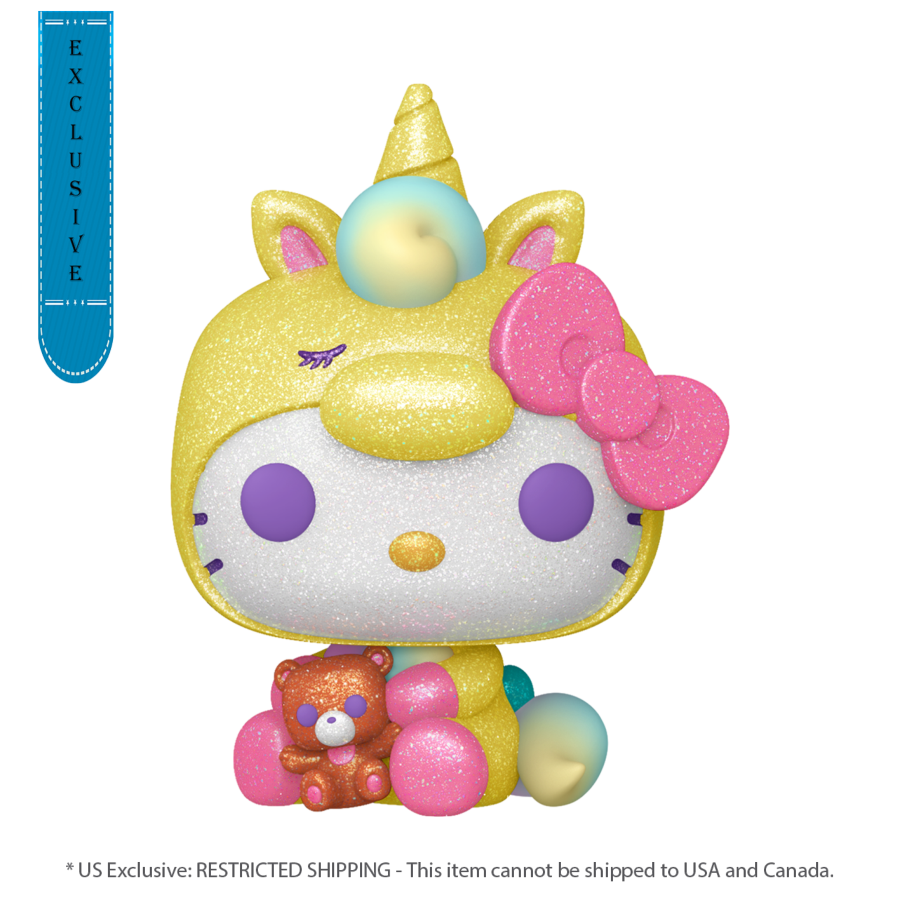 HELLO KITTY - HELLO KITTY UNICORN US EXCLUSIVE DIAMOND GLITTER POP! VINYL [RS]