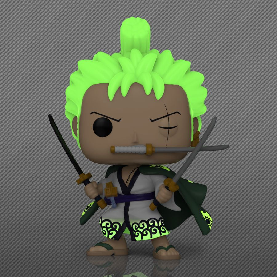 One Piece - Roronoa Zoro US Exclusive Glow Pop! Vinyl [RS]