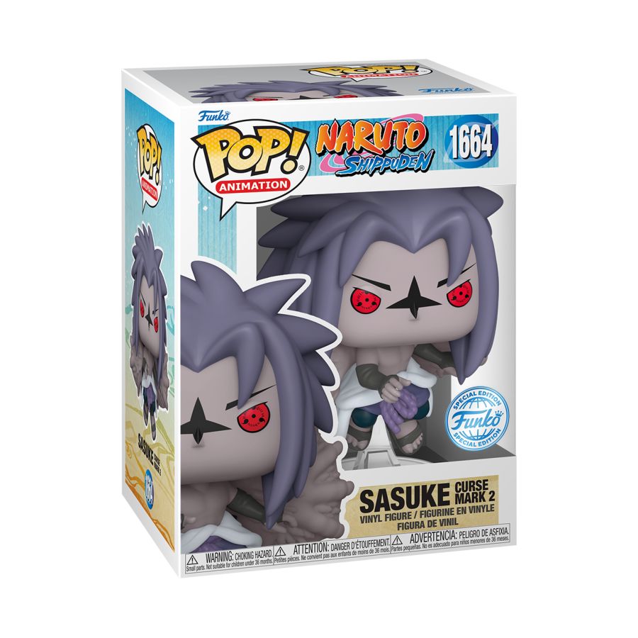 NARUTO - SASUKE (CURSE MARK 2) US EXCLUSIVE POP! VINYL [RS]