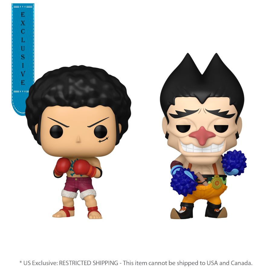 One Piece - Luffy & Foxy US Exclusive Pop! Vinyl 2-Pack [RS]