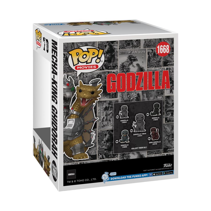 Godzilla: 70th Anniversary - Mecha-King Ghidorah 6" Pop! Vinyl [RS]