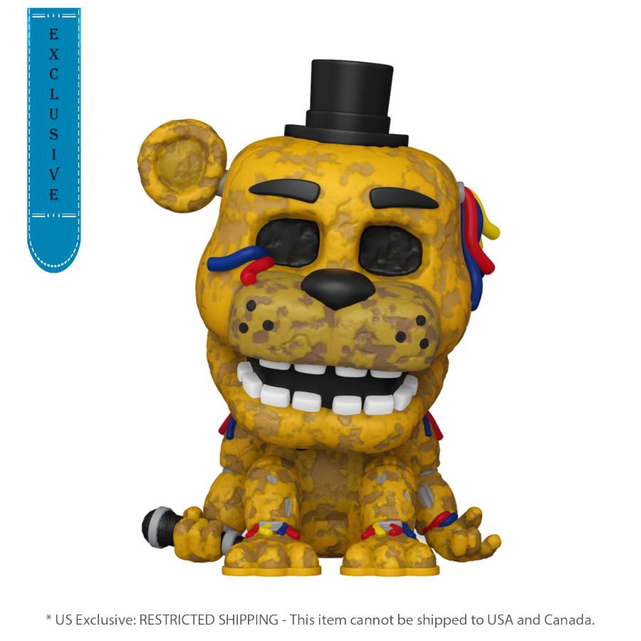 Five Nights at Freddy's - Withered Golden Freddy US Exclusive Pop! Vinyl [RS]