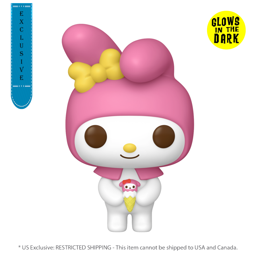 Hello Kitty - My Melody US Exclusive Glow Pop! Vinyl [RS]