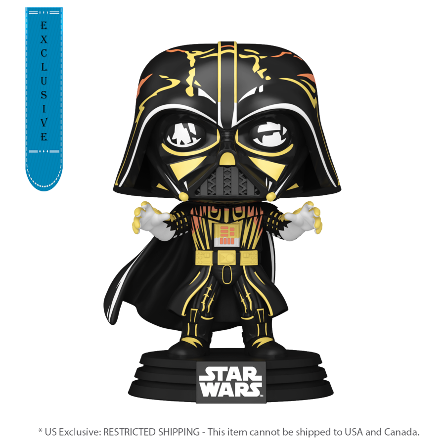 Star Wars - Darth Vader Retro US Exclusive Glow Pop! Vinyl – Let's Collect