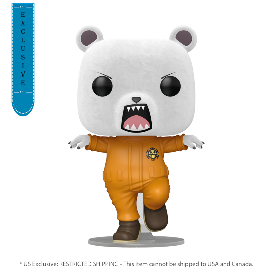 One Piece - Bepo US Exclusive Flocked Pop! Vinyl – Let's Collect