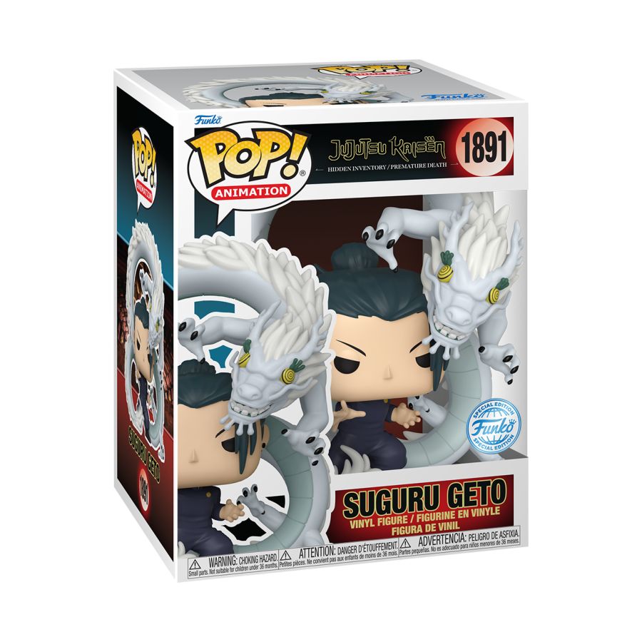 Jujutsu Kaisen - Suguru Geto (with Rainbow Dragon) US Exclusive Pop! Premium [RS]